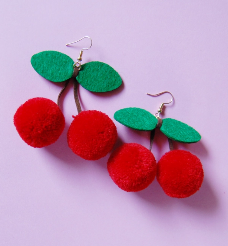 Big Cherry Earrings Tigerblooms